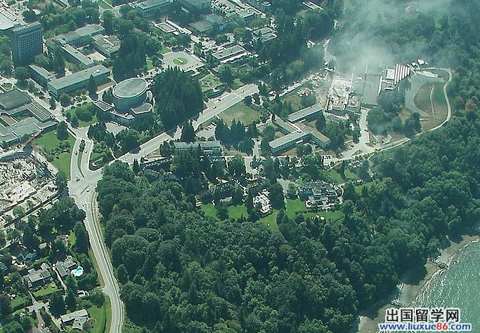 不列颠哥伦比亚大学院校风光