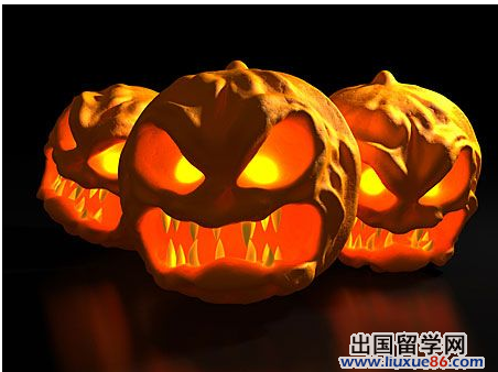 万圣节南瓜灯的制作步骤