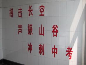 中考励志标语