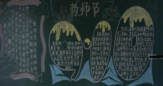 教师节黑板报的内容
