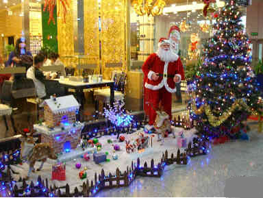 圣诞节商场装饰图片