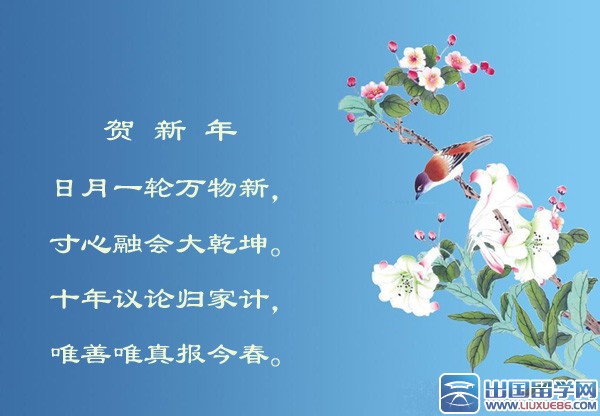 关于元旦的诗
