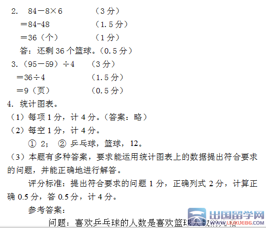 二年级下册数学期末试卷及答案