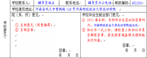 就业协议书样本