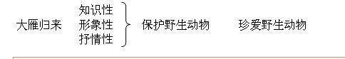 《大雁归来》教案