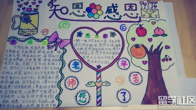 教师节手抄报模板