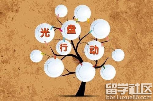 文明餐桌光盘行动海报