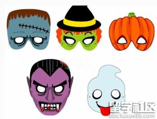 万圣节面具图片大全