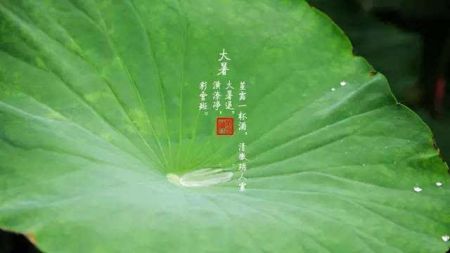 大暑节气古诗词