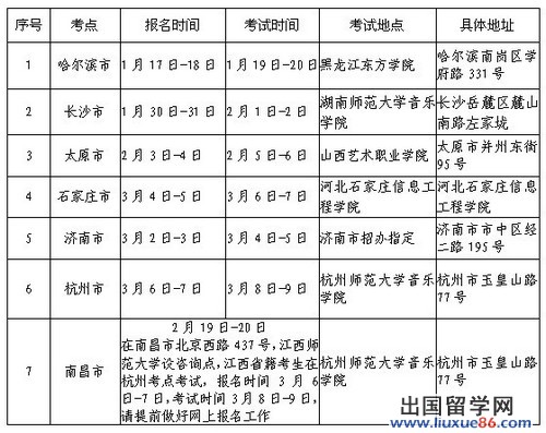 杭州师范大学音乐学院2013年招生简章