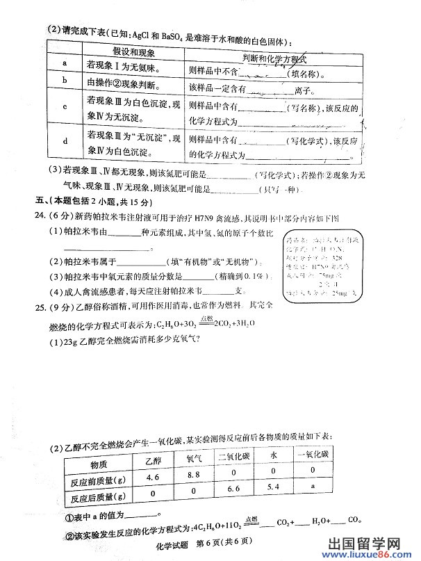 2013广东中考化学试题