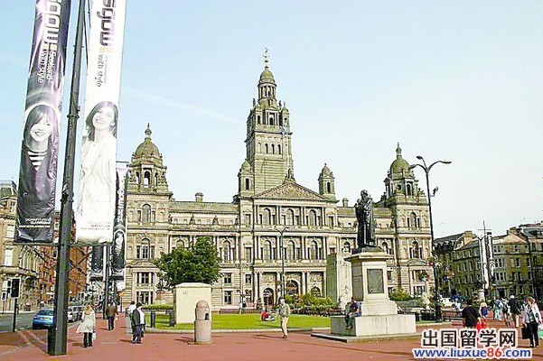 格拉斯哥喀里多尼亚大学校园风光