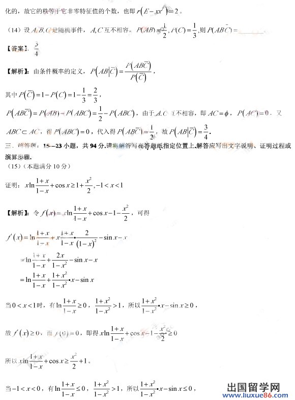 考研数学