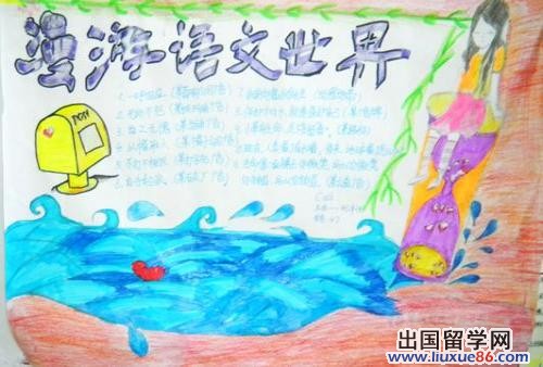 语文手抄报版面设计图