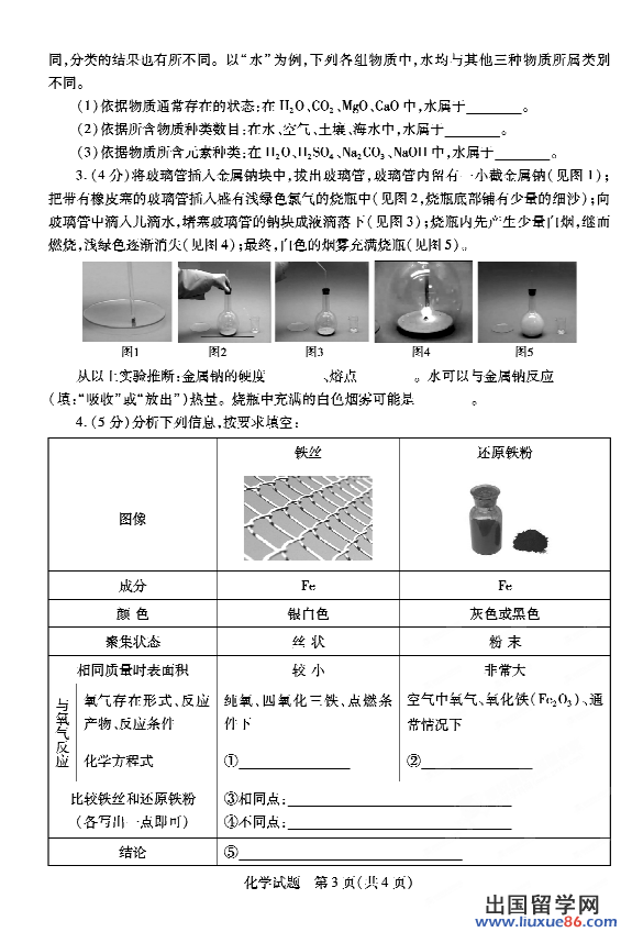 山东德州2013年中考化学试题（图片版）