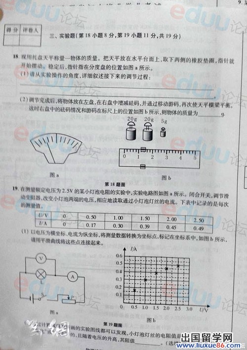 2014安徽中考物理试题发布