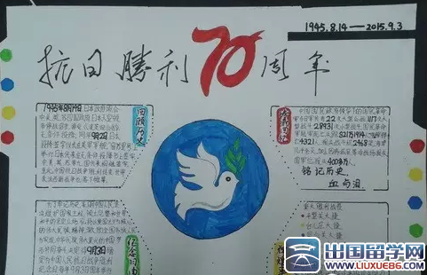 抗战胜利70周年手抄报