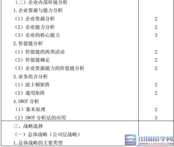 2016年注册会计师《公司战略与风险管理》考试大纲