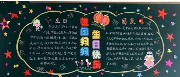 小学黑板报版面设计图