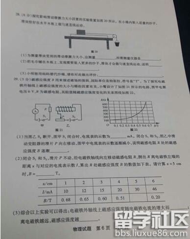 2016福建厦门中考物理试题