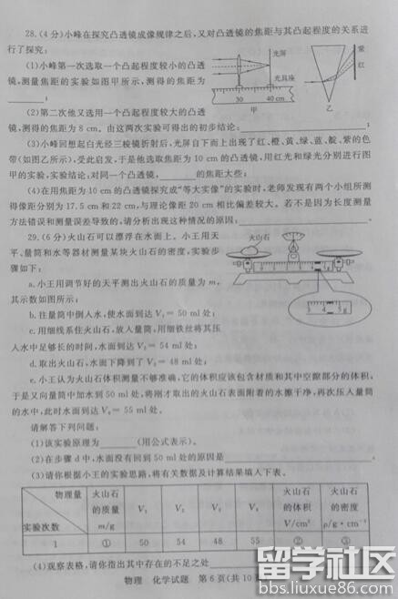 2016山东枣庄中考化学试题