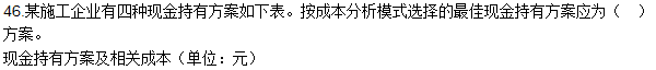 2016一级建造师《建设工程经济》真题答案41-50