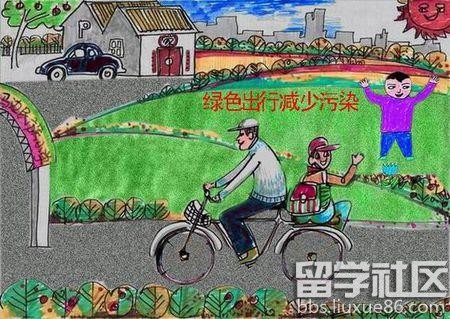 防雾霾手抄报