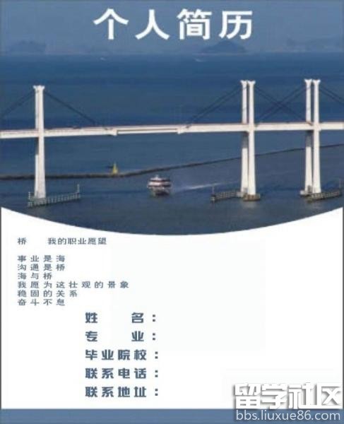 2017应届毕业生简历封面