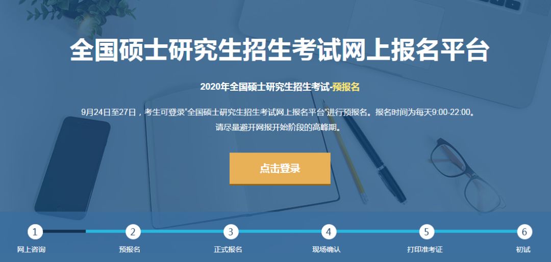 2020考研预报名入口