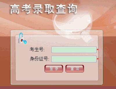 高考录取查询
