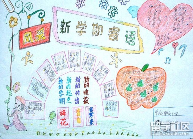 小学三年级夏季开学手抄报