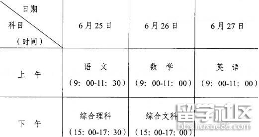 2021贵州黔西南中考时间