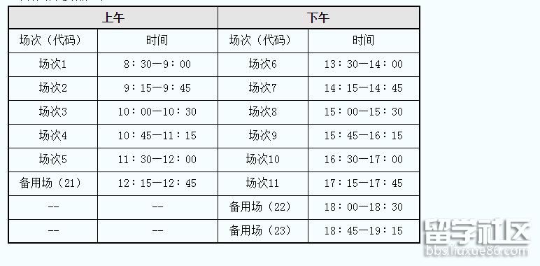 陕西英语四六级考试口试考试时间